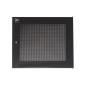 PORTA METALLO TRAFORATA CON SERRATURA PER ARMADIO LINK 12U LK 1912UNF NERO