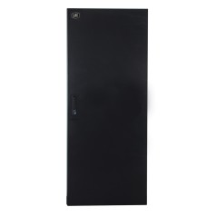 PORTA CHIUSA IN METALLO PIENO CON SERRATURA PER ARMADIO LINK 27U 600 MM NERO