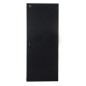 PORTA CHIUSA IN METALLO PIENO CON SERRATURA PER ARMADIO LINK 27U 600 MM NERO