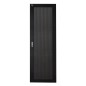 PORTA IN METALLO TRAFORATA NERA PER ARMADI LINK 32U LARGHEZZA 600MM CON SERRATURA