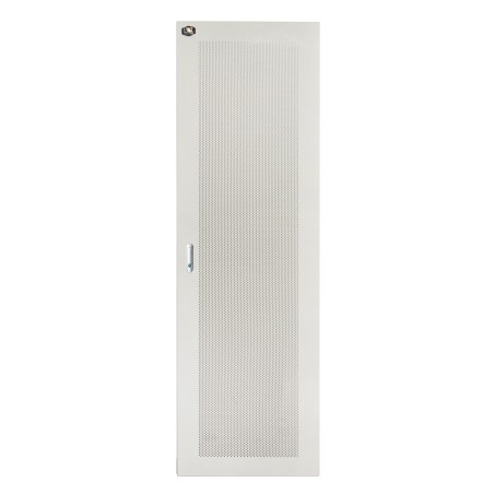 PORTA IN METALLO TRAFORATA GRIGIA PER ARMADI LINK 42U LARGHEZZA 600MM CON SERRATURA