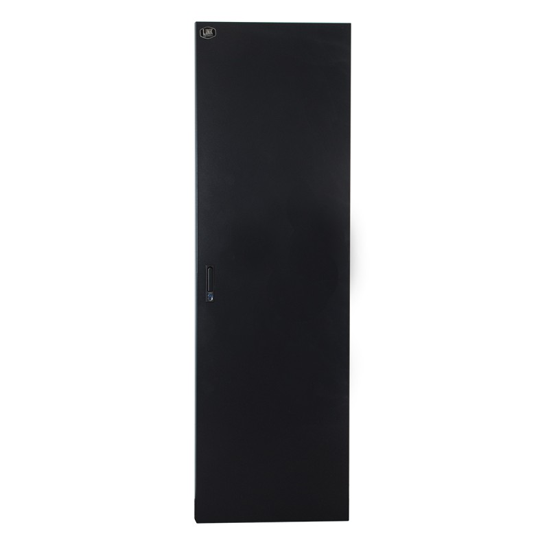 PORTA METALLO PIENO PER ARMADI LINK 42U 800MM LARGHEZZA NERA