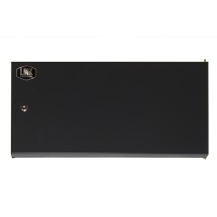 PORTA CHIUSA IN METALLO PIENO CON SERRATURA PER ARMADIO LINK 6U LK 1906UNF NERO