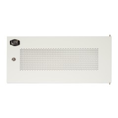 PORTA METALLO TRAFORATA CON SERRATURA PER ARMADIO LINK 6U LK 1906UGF GRIGIO