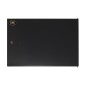 PORTA CHIUSA IN METALLO PIENO CON SERRATURA PER ARMADIO LINK 9U LK1909UNF NERO