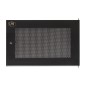 PORTA METALLO TRAFORATA CON SERRATURA PER ARMADIO LINK 9U LK1909UNF NERO
