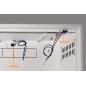 BOX A MURO PER DVR, 2 CHIAVI, 2 SWITCH PER ALLARMI BIANCO, CM 43X13X50