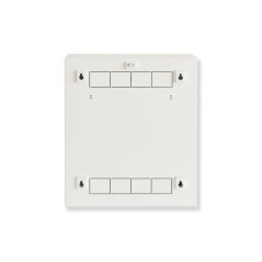 BOX A MURO PER DVR, 2 CHIAVI, 2 SWITCH PER ALLARMI BIANCO, CM 43X13X50