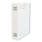 BOX A MURO PER DVR, 2 CHIAVI, 2 SWITCH PER ALLARMI BIANCO, CM 53X13X65