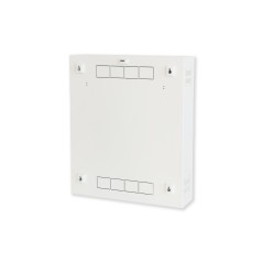BOX A MURO PER DVR, 2 CHIAVI, 2 SWITCH PER ALLARMI BIANCO, CM 53X13X65