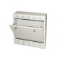 BOX A MURO DVR/NVR 2 SERRATURE CON RIPIANO APRIBILE MM 580(L) X 600(A) X 160(P)