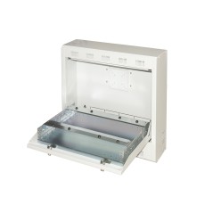 BOX A MURO DVR/NVR 2 SERRATURE CON RIPIANO APRIBILE MM 580(L) X 600(A) X 160(P)