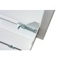 BOX A MURO DVR/NVR 2 SERRATURE CON RIPIANO APRIBILE MM 580(L) X 550(A) X 150(P)
