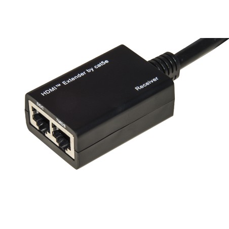 ESTENSORE HDMI® TRAMITE 2 CAVI DI RETE CAT 6 FINO A 30 METRI FULL HD
