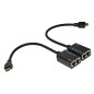 ESTENSORE HDMI® TRAMITE 2 CAVI DI RETE CAT 6 FINO A 30 METRI FULL HD
