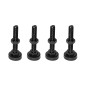 SET 4 PIEDINI PER ARMADI LINK COLORE NERO