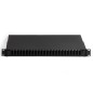 CASSETTO FIBRA OTTICA 24 PORTE PER ADATTATORI SC DUPLEX 1 UNITA' PER INSTALLAZIONE 19" NERO (VUOTO)