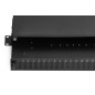 CASSETTO FIBRA OTTICA 24 PORTE PER ADATTATORI SC DUPLEX 1 UNITA' PER INSTALLAZIONE 19" NERO (VUOTO)