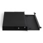CASSETTO FIBRA OTTICA 24 PORTE PER ADATTATORI SC DUPLEX 1 UNITA' PER INSTALLAZIONE 19" NERO (VUOTO)