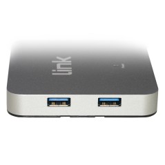 HUB 4 PORTE USB 3.0 CON ALIMENTATORE