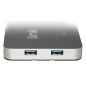HUB 4 PORTE USB 3.0 CON ALIMENTATORE