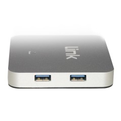 HUB 4 PORTE USB 3.0 CON ALIMENTATORE