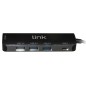 HUB USB-C ® CON 4 PORTE USB E PORTA USB-C FEMMINA PD PER RICARICA DISPOSITIVI