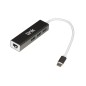 HUB USB-C ® CON 3 PORTE USB 3.0 + GIGABIT
