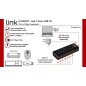 HUB 7 PORTE USB 3.0 IN ALLUMINIO CON ALIMENTATORE