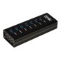 HUB 7 PORTE USB 3.0 IN ALLUMINIO CON ALIMENTATORE