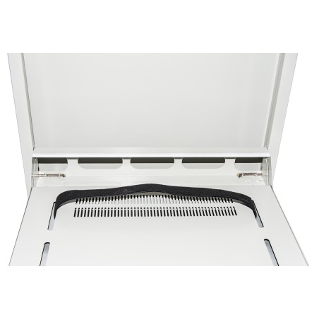 ARMADIO A MURO PER LAPTOP CON CHIUSURA A CHIAVE COLORE GRIGIO