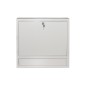 ARMADIO A MURO PER LAPTOP CON CHIUSURA A CHIAVE COLORE GRIGIO ARMADIO A MURO PER LAPTOP CON CHIUSURA A CHIAVE COLORE GRIGIO