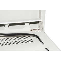 ARMADIO A MURO PER LAPTOP CON CHIUSURA A CHIAVE COLORE GRIGIO