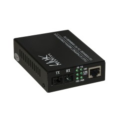 MEDIA CONVERTER RJ45 - FIBRA OTTICA SC 10/100 BASE-T A 100BASE-FX, SINGLEMODE 1310NM