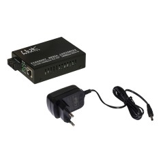 MEDIA CONVERTER RJ45 - FIBRA OTTICA SC 10/100/1000 SINGLEMODE 1310NM