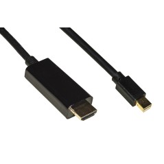 CAVO MINI DISPLAYPORT 1.4 - HDMI® CONTATTI DORATI 4KX2K 60HZ 18GBPS HDR RGB 4:4:4 MT 1