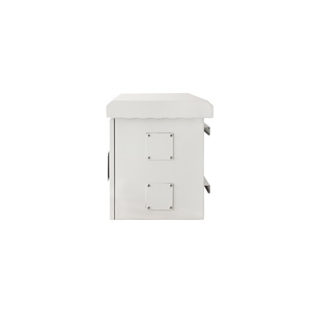 ARMADIO 19" 6U ESTERNO IP66 INSTALLAZIONE SU PALO CON VENTOLE