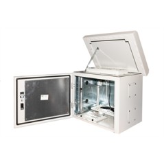 ARMADIO 19" 6U ESTERNO IP66 INSTALLAZIONE SU PALO CON VENTOLE