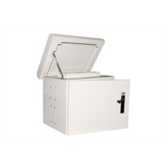 ARMADIO 19" 6U ESTERNO IP66 INSTALLAZIONE SU PALO CON VENTOLE