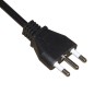 MULTIPRESA WIRELESS DA TAVOLO A SCOMPARSA CON 2 PORTE ITA/SCHUKO, ALLOGGIAMENTO ALLUMINIO CAVO 1,8 MT