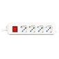 MULTIPRESA 4 PRESE UNIVERSALI ITA/SCHUKO 10/16 A - SPINA 16 A CON INTERRUTTORE
