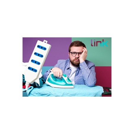 MULTIPRESA 4 PRESE 10/16 A TRIPOLARI - SPINA TRIPOLARE ITALIANA 16A CAVO MT 1,5