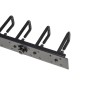 COPPIA PASSACAVI VERTICALI 1U CM ALTEZZA 86,5 NERO