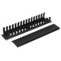 PANNELLO GUIDACAVI PER ARMADI RACK 19" 2U A GABBIA NERO 483X88X70 MM IN METALLO