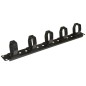 PANNELLO GUIDACAVI 19" PER GANCI SMONTABILI COLORE NERO