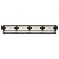 PANNELLO PATCH 19" NON SCHERMATO UTP 24 PORTE 8 POLI RJ45 PER RETI CATEGORIA 5E NERO