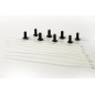 PANNELLO PATCH 19" NON SCHERMATO UTP 24 PORTE 8 POLI RJ45 PER RETI CATEGORIA 5E NERO