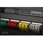PANNELLO PATCH 19" NON SCHERMATO UTP 24 PORTE 8 POLI RJ45 PER RETI CATEGORIA 5E NERO