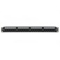PANNELLO PATCH 19" NON SCHERMATO UTP 24 PORTE 8 POLI RJ45 PER RETI CATEGORIA 6 NERO PANNELLO PATCH 19" NON SCHERMATO UTP 24 PORTE 8 POLI RJ45 PER RETI CATEGORIA 6 NERO