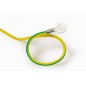 PANNELLO PATCH 24 PORTE CATEGORIA 6A SCHERMATE 0,5 UNITA' CON BARRA DI SUPPORTO CAVI